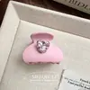 Novo Presilha Rosa Coreana com Laço Presilha de Tubarão Doce e Fofa Tiara de Princesa para Meio Preso Acessórios de Cabelo para Mulheres Atacado