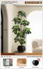 Planta Verde Artificial Spathiphyllum, Planta Verde Falsa de Lujo de Gama Alta para Interior Sala de Estar, Planta en Maceta, Adorno Decorativo Realista para el Piso