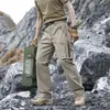 Anyang 2026 Outono Novo Calça Tática com Múltiplos Bolsos Masculina Esportes ao Ar Livre Perna Reta Tendência Confortável Casual Calça Cargo
