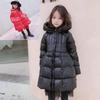 Roupas Acolchoadas de Algodão para Meninas Malha Super Macio Quente Casaco Acolchoado de Algodão Saia de Inverno para Meninas Nova Roupa Infantil de Comércio Exterior