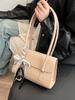 Bolso de Mujer 2025 Nuevo Bandolera de Hombro Bolso Cuadrado Pequeño Popular en Internet Coreano Bolso Sobaco Estilo Occidental Retro Bolso General Combinable