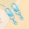 Cierre de Puerta Giratorio en Forma de U de Colores Pintado Broche de Langosta Accesorios para Joyería DIY Colgante para Llavero Hebilla para Colgar Bolsas Muñecas
