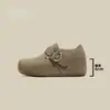 Sapatos Femininos Birkenstock Style com Aumento de Altura de 6cm 2026 Nova Coleção Primavera/Outono Sola Grossa Retro Casuais Sapatos Mula de Cobertura Total para Mulheres Baixas