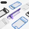 Funda de teléfono con soporte de una línea aplicable transfronteriza iPhone16E, funda de teléfono transparente simple anticaída Apple 17E anti-amarilleo