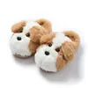 Pantuflas de algodón con temática de cachorros, nueva colección otoño/invierno 2026 para mujer, diseño de caricatura lindo, pantuflas de felpa para interior, adecuadas para parejas, estilo de hombre