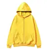 Comercio Exterior Ropa Europea y Americana Mismo Estilo Cardigan con Cremallera Sudadera con Capucha Color Sólido Ropa Deportiva Otoño e Invierno Forro Polar Holgado