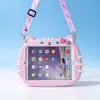 Funda Protectora para Tableta iPad10 iPadPro11 Silicona Air5 Linda 9.7 Flor Gato mini67 Antigolpes 10.2