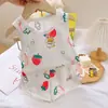 Pijama de verano para niños, algodón puro, Clase A, transpirable, ropa para aire acondicionado para niños y niñas, conjunto de body para bebé, ropa para casa, comercio exterior