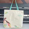 Bolsa Tote de Lona Extra Grossa de 16 Onças, Personalizada e Expressa, Bolsa de Algodão Promocional para Exposição Publicitária Corporativa, Bolsa de Tecido Publicitário no Atacado