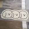 Alfombra de Stock Alfombra de Sala de Estar Alfombra de Dormitorio Felpudo Alfombra de Frotar Tierra Alfombra con Forma de Gatito Perro Estilo