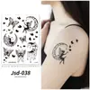 Tatuaje Temporal Negro Único Chino Transfronterizo de Amazon Pegatina Facial Personalizada Pegatina para Brazo Tatuaje Avanzado para Clavícula