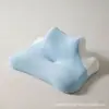 Almofada de Proteção para o Pescoço para Dormir de Bruços, Almofada Multifuncional de Gato para Usar o Celular de Bruços, Almofada de Espuma de Memória, Anti-Inclinação Mágica da Cabeça