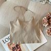 Camisola Halter para Chicas Calientes Ropa Exterior sin Espalda para Mujer Ropa Interior Corta de Deseo Puro Abrigada para el Pecho Espalda Sexy y Hermosa Ropa Interior para Mujer