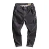 Calças de Inverno de Corte Reto Masculinas Largas 2025 Nova Marca Tendência Calças Casuais Tendência Estiloso Calças Cargo de Veludo Cotelê Roupa Masculina