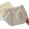 Pantaletas de seda helada para mujer de verano con encaje, alto valor estético, ropa interior femenina sin costuras, antibacterianas 10A, longitud extendida, pantaletas para mujer con entrepierna de algodón puro