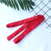 Cinto de Tecido de Algodão e Linho de Cor Sólida de 2cm para Roupas e Saias, Cinto Estreito Simples e Versátil para Cintura