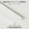 Kit de barra de luz LED rígida para iluminación de oficina, accesorios de tira de luz LED, carcasa de luz para gabinete, ranura de aluminio en forma de U