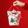 Navidad Nuevo Creativo Bolsita de Terciopelo de Manzana Portátil Bolsa de Regalo de Navidad Caja de Regalo de Manzana Nochebuena Regalos de Navidad