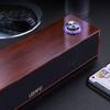 Suministro transfronterizo de altavoces multimedia para computadora de audio con cable + Bluetooth de madera larga 3.5 + USB Altavoces