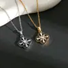 Celebridade da Internet Popular Colar de Flor de Quatro Folhas com Borda Preta Feminino Ins Luxo Leve Design de Nicho Corrente para Clavícula de Alta Qualidade Aço Titânio Não Desbota