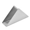 Nordic Golden Aço Inoxidável Triângulo Vertical Tissue Holder Restaurante Hotel Metal Tissue Holder Paperboard Tissue Holder