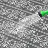 Alfombrilla Jacquard para RV de Estilo Bohemio Tejida de PP Personalizable para Mayorista del Fabricante, Alfombrilla Ecológica y Resistente al Desgaste para Playa y Exteriores