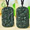 Fábrica Live fornecimento natural Xinjiang Hetian jade Jade Seiko Guan Gong Longfeng par pingente TikTok principal produto atacado