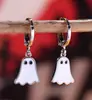 Amazon Pendientes Divertidos de Fantasma Estilo Europeo y Americano Divertidos de Dibujos Animados Aceite de Goteo Aros Simples Versátiles