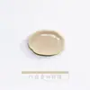 Comida em miniatura e louça de brincar cor de macaron prato prato modelo de brinquedo acessórios para casa de bonecas prato binaural mini D550