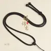 Cordón Negro Sencillo para Collar Cordón Dorado Ajustable Hebilla de Seguridad de Jade Cordón para Joyería con Cuentas Dzi