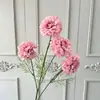 4 flores de peonía artificiales para bodas, fiestas de primer cumpleaños, decoraciones de pasillo, flores artificiales para arreglos de suelo, escaparates y arreglos florales