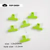 Clip de Forma de T con Cuentas Acrílicas de Colores Colgante de Cuenta Colorido Retro Lindo Colorido Clip Estilo Ins