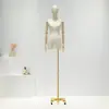 Suporte de Exposição Meio Corpo Feminino para Loja de Roupas Suporte de Exposição de Manequim de Corpo Inteiro Manequim Feminino de Corpo Inteiro com Pernas Divididas Estilo Coreano