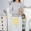 2025 Nueva Bolsa para Teléfono Móvil de Cuadros con Botón Bolso Pequeño Portátil Cruzado Bolso Pequeño Simple Casual Gran Capacidad Billetera Cruzada para Mujer