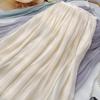 Faldas Elegantes Cuidadosamente Seleccionadas para Mujer, Faldas de Línea A de Longitud Media Ajustadas, con Caída y Fluidez, Faldas de Organza de Verano