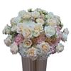 Nova bola de rosa de simulação de 80cm flor bola para mesa de casamento decoração de salão de exposição de vitrine de casamento flor de caminho de comércio exterior