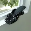 Lindos Sapatos Brancos de Salto Alto com Laço para Mulheres, Bico Quadrado, Salto Único, Elegantes e Confortáveis, Sandálias de Bico Aberto para Mulheres