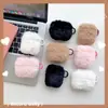 Adecuado para Funda Protectora de Auriculares AirPods 4 Cáscara Suave de Lana Tpu Apple 1ª/2ª/3ª Generación Color Puro Pro Bluetooth Inalámbrico
