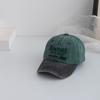 Gorra Infantil Rojo de Internet Mismo Estilo Vintage Lavada Vieja Gorra de Béisbol Bordada con Letras de Moda Hip Hop Sombrero para el Sol de Bebé