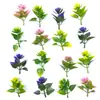 Plantas Aquáticas Artificiais de Plástico Transfronteiriças, Bonsai de Flores Pequenas, Plantas em Vasos, Flores Artificiais, Flores Artificiais Atacado, Adereços para Fotos, Acessórios para Plantas Aquáticas