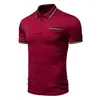 2025 Verano Nuevo Transfronterizo Europeo y Americano Exportación Camiseta de Manga Corta para Hombre Moda Casual Camisa Polo para Hombre Tendencia