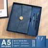 70% de desconto Conjunto de Caixa de Presente Caderno de Negócios com Fivela Redonda, Personalizável com Logo, Alta Qualidade, Caderno Espesso com Caneta A5