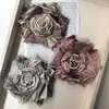 Tela Retro Nuevo Estilo Chino Flor Seca Rosa DIY Hecho a Mano 10cm Ramillete Sombrero Accesorios para Ropa Accesorios