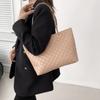 Bolso de moda sencillo para mujer, invierno 2023, nuevo bolso de mano sencillo, estilo retro, informal, de gran capacidad, para hombro.