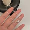 Pulseira Prateada Simples e Versátil com Bolas de Contas Estilo Coreano para Mulheres Nova Simples e Versátil Joia de Mão Estilo Frio Presente para Namorada
