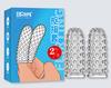 Placer dedo dedo set pasión lésbica bulto grano doble dedo femenino pico set de cristal coqueteo suministros para adultos
