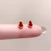 Pendientes Pequeños y Exquisitos de Calabaza para Mujer Simples Nuevos Pendientes Chinos Diseño de Nicho Sensación Elegante Joyería para Orejas Fulu Nuevo