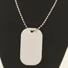 Exclusivo Transfronteiriço DIY Sublimação por Transferência de Calor Pingente de Emblema Militar de Alumínio Pingente de Emblema Militar de Metal por Transferência de Calor