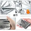 Manta de Emergência para Exterior, Suprimentos de Emergência, Manta de Sobrevivência à Prova de Frio para Maratonas, Manta Isolante para Equipamento de Acampamento, Manta de Emergência Refletiva