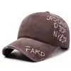 Gorra Retro Lavada Americana con Letras de Grafiti Personalizadas, Gorra de Béisbol Unisex para Primavera y Verano, Versátil y Adelgazante Gorra de Pico de Pato